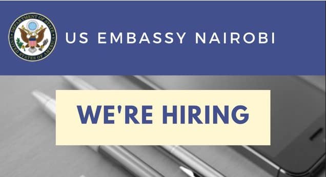 U.S. Embassy to Kenya Hiring (January 2025): Open Jobs/Online Application