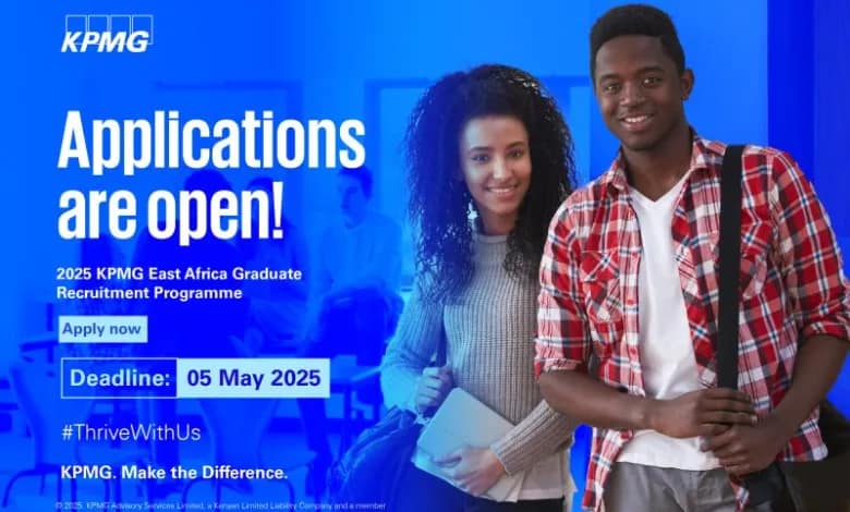 The 2025 KPMG East Africa Graduate Recruitment is Now Open for Applications!