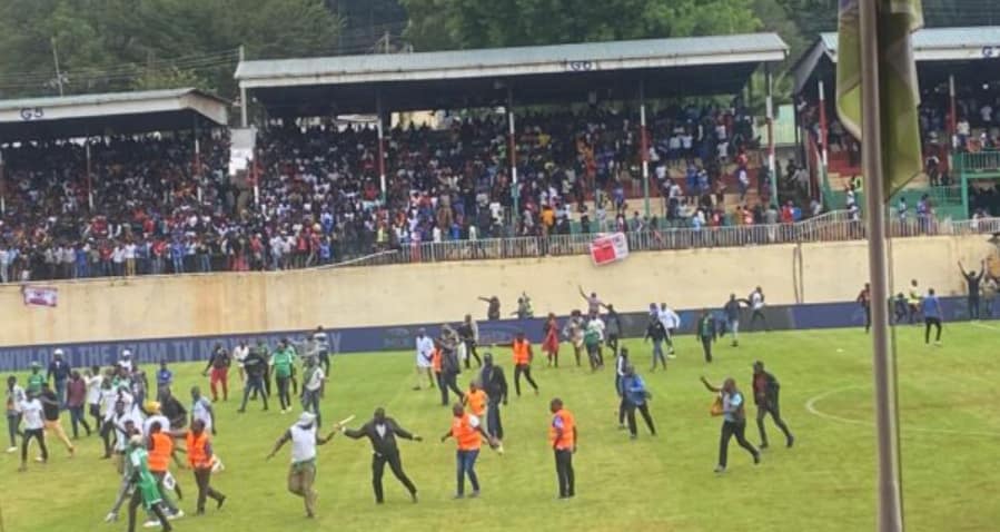 Several Hurt as Tensions Flare Between Shabana and Gor Mahia Fans at Gusii Stadium